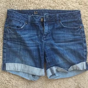 Denim shorts